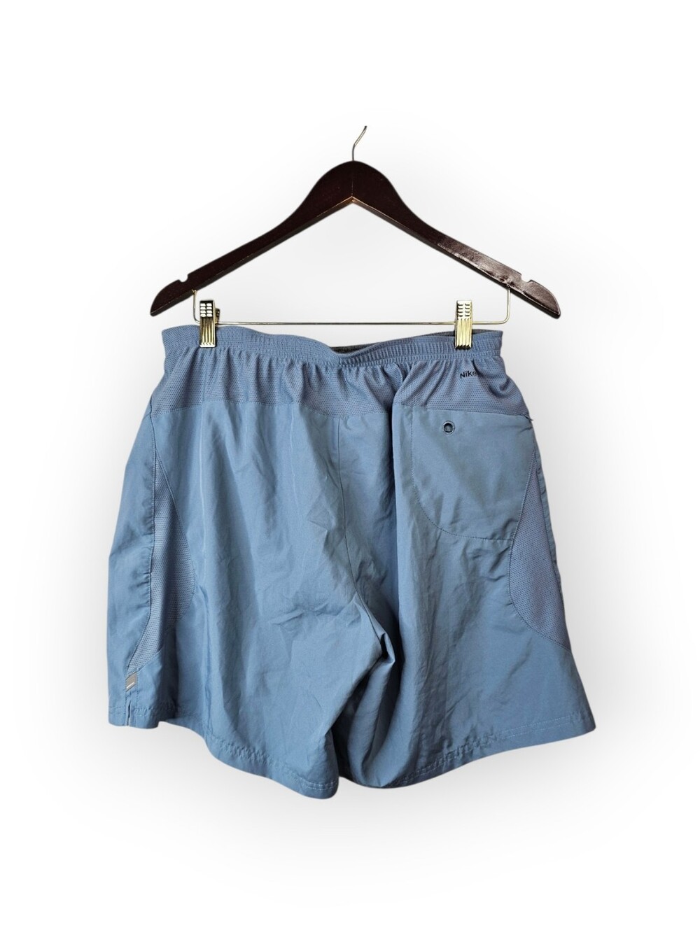 Nike FitDry Men's Blue Athletic Running Training Shorts Size Medium - Picture 5 of 6